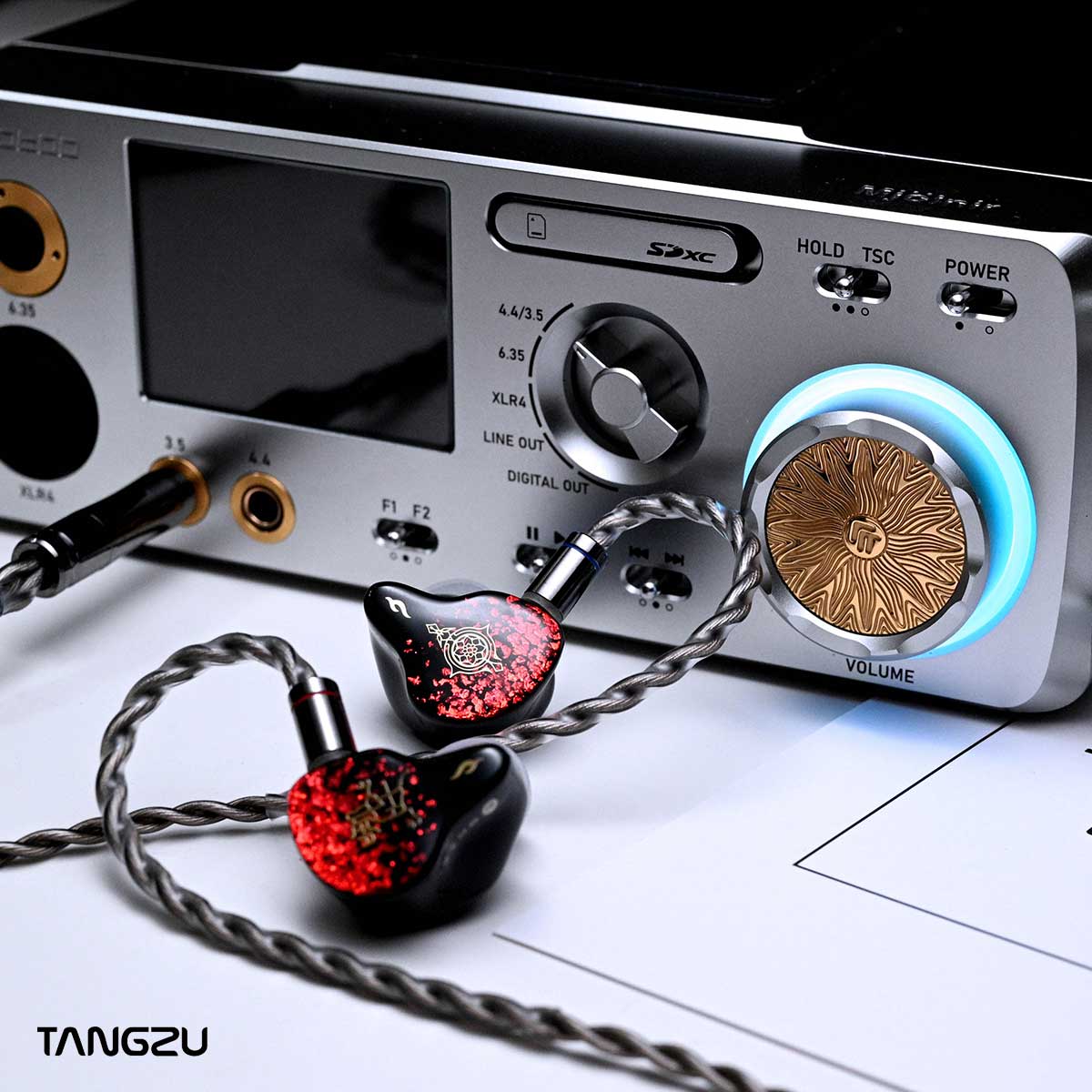 TANGZU NEZHA 6 BA +1 EST IN EAR MONITORS Multi-Drive Wired Earphones IEM 0.78mm 3.5+4.4mm Cable Hybrid Driver Headest - Image 3