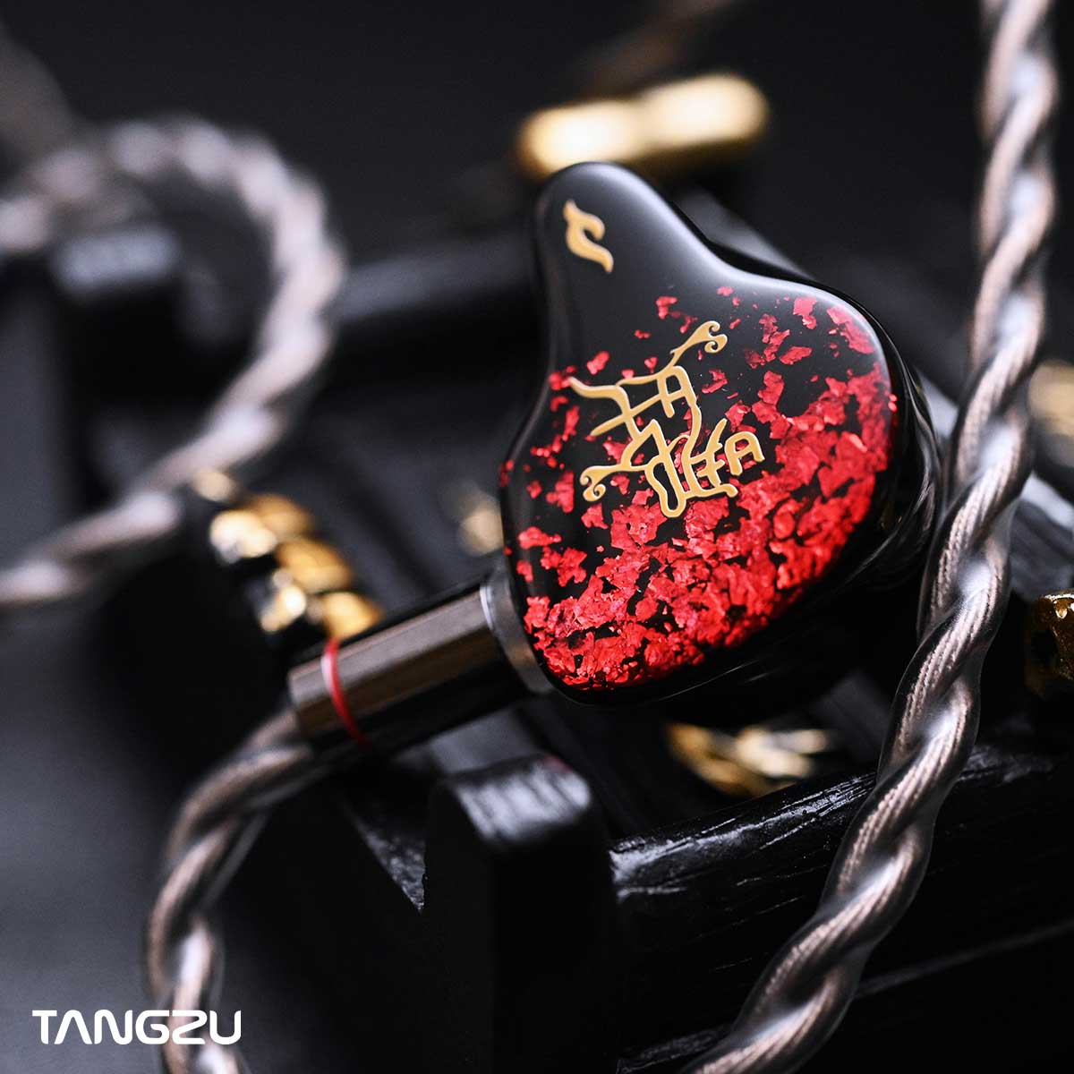 TANGZU NEZHA 6 BA +1 EST IN EAR MONITORS Multi-Drive Wired Earphones IEM 0.78mm 3.5+4.4mm Cable Hybrid Driver Headest - Image 6