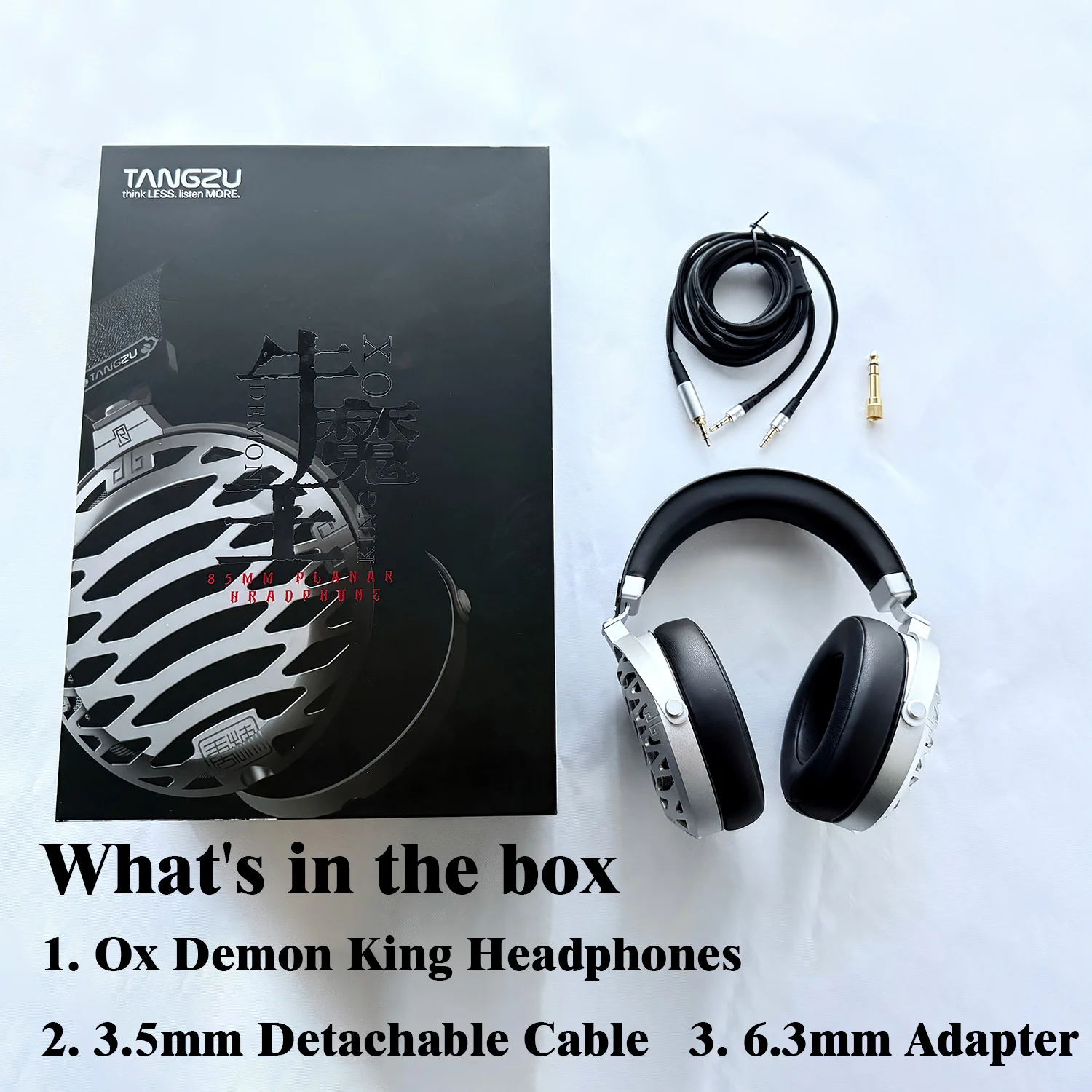 TANGZU OX Demon King Open-back Planar Magnetic Wired Over-ear Headphones - Image 8