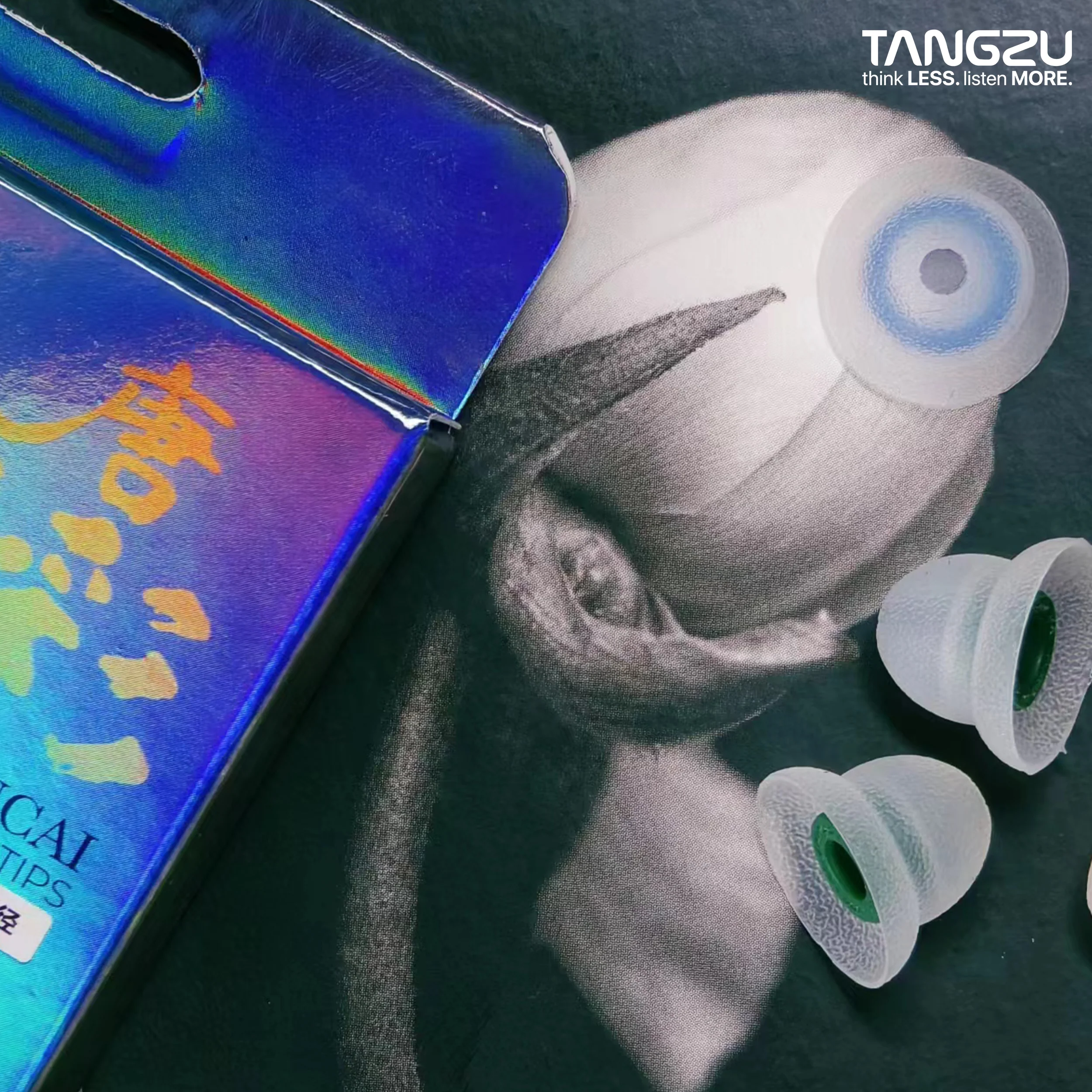 TANGZU Tang Sancai Narrow Bore Version Eartips for Earphones - Image 2
