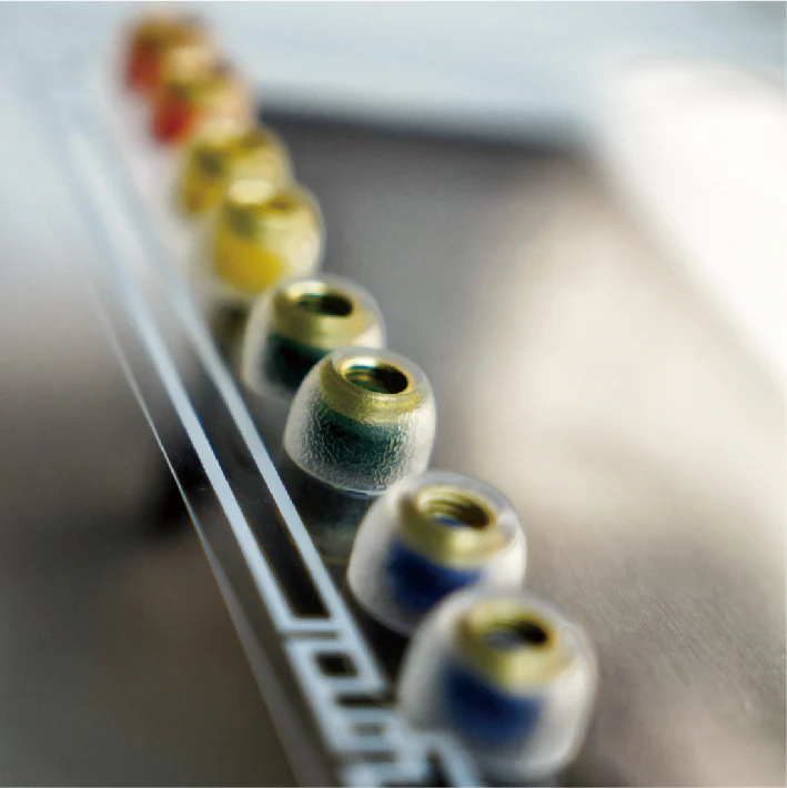 TANGZU Tang Sancai Noble Liquid Silicone Hybrid Eartips Brass Edition - Image 2