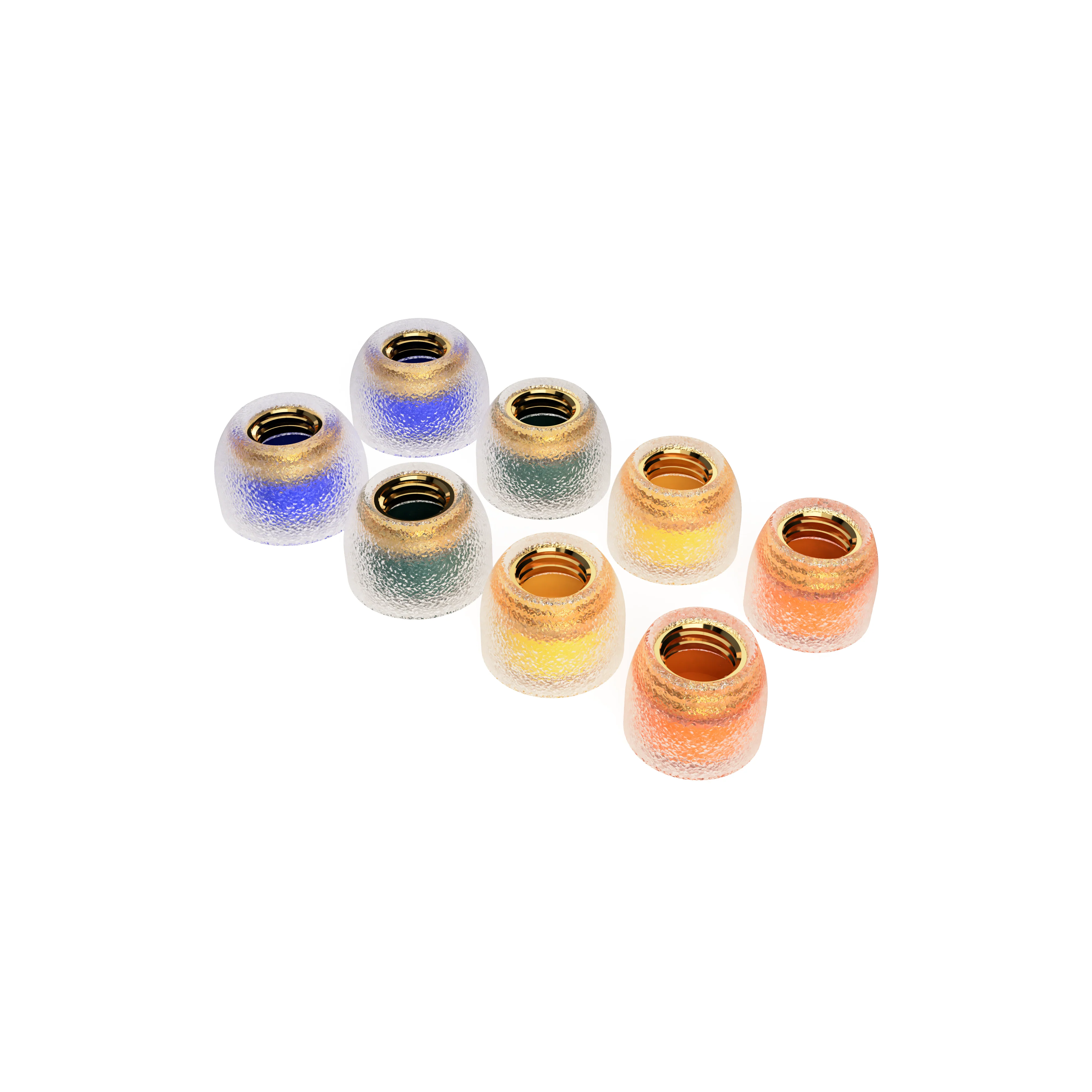 TANGZU Tang Sancai Noble Liquid Silicone Hybrid Eartips Brass Edition - Image 5