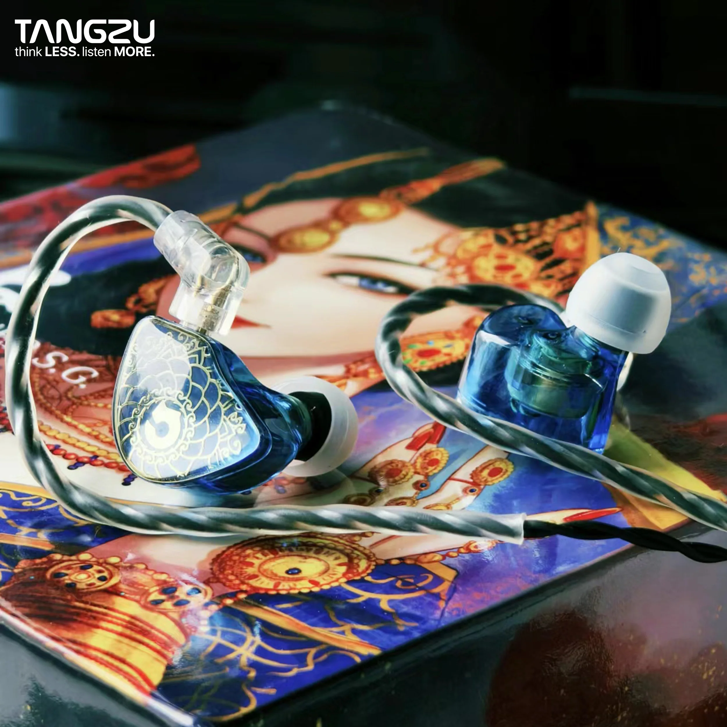TANGZU WAN ER HiFi In Ear New 10mm Dynamic Driver  Earphone with Microphone 0.78mm 2Pin Interface Detachable Wired  Music IEM - Image 3