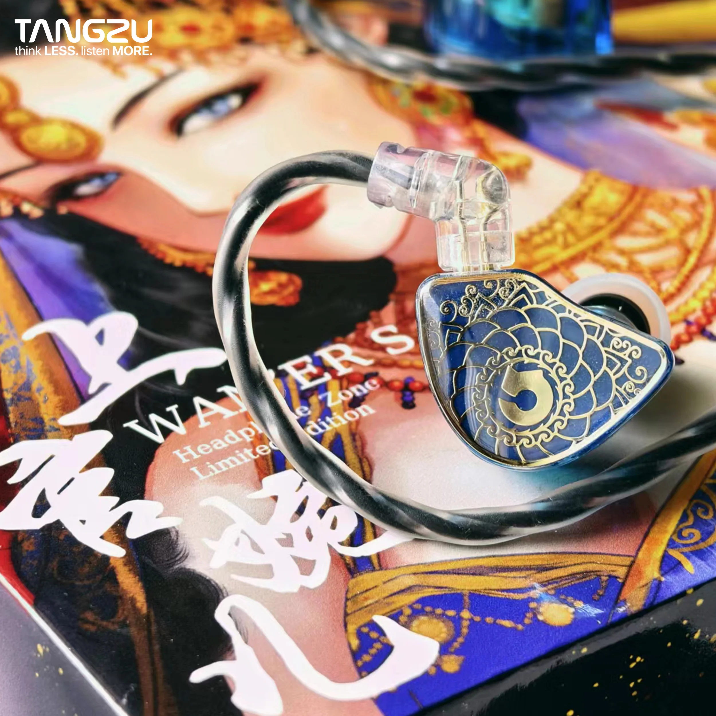 TANGZU WAN ER HiFi In Ear New 10mm Dynamic Driver  Earphone with Microphone 0.78mm 2Pin Interface Detachable Wired  Music IEM - Image 5