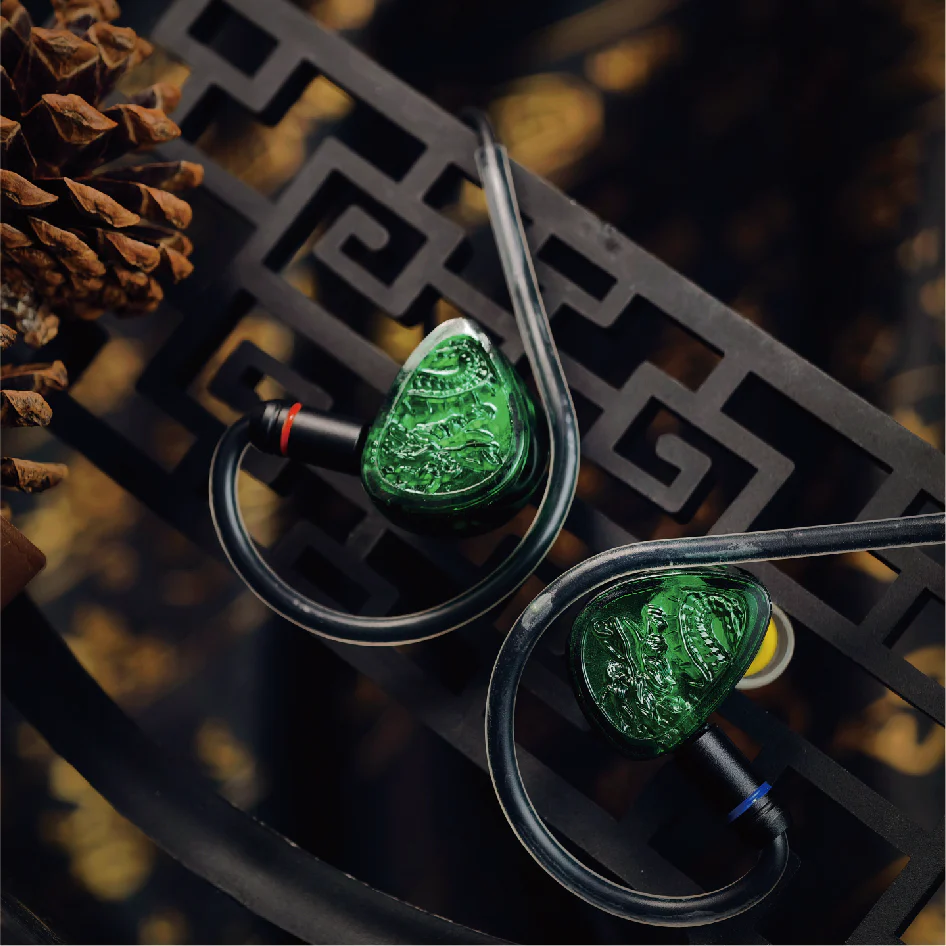 TANGZU WANER SG 2 Jade Dragon Edition 10mm PET Single Dynamic In-Ear Earphones - Image 2