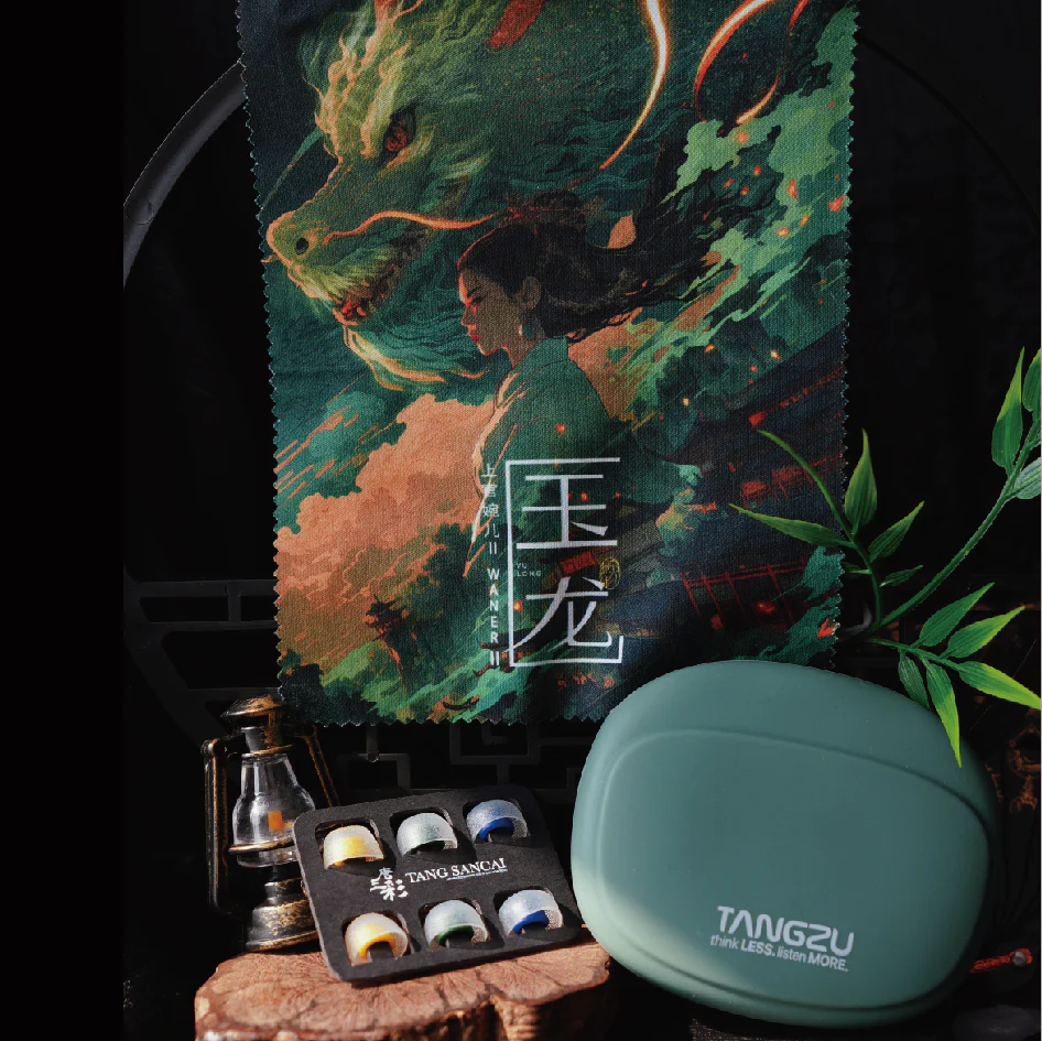 TANGZU WANER SG 2 Jade Dragon Edition 10mm PET Single Dynamic In-Ear Earphones - Image 6