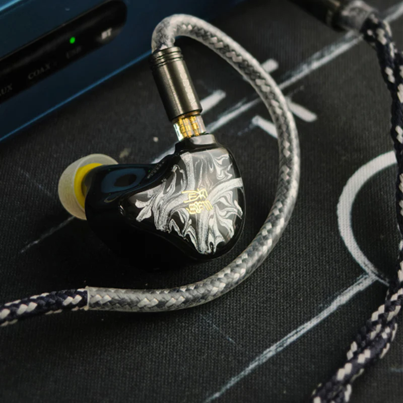 TANGZU Zhu Bajie HIFI headphones 14.2mm dynamic driver 4 balanced 1 static magneto (EST) 1 ceramic piezoelectric bone conductor - Image 4